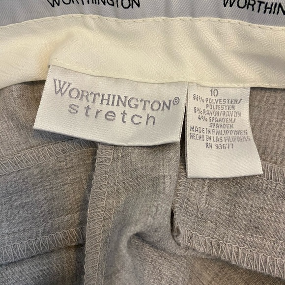 Worthington pants. Worthington gray slacks - Picture 8 of 8